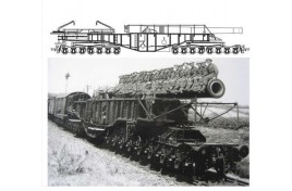 Rail Gun WWI  OO Gauge